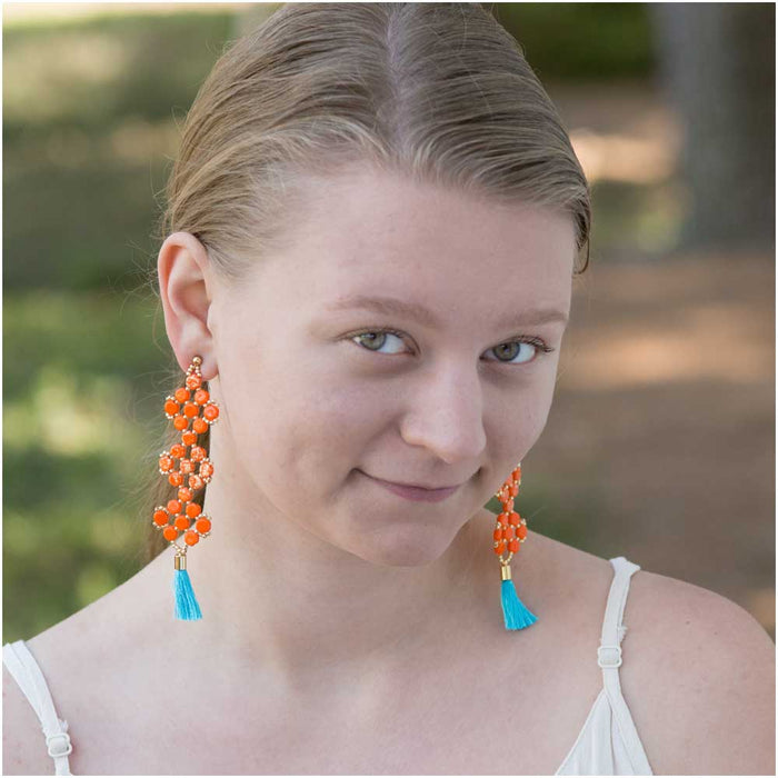 Retired - Orange Crush Earrings