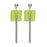 Retired - Key Lime Sea Glass Earrings