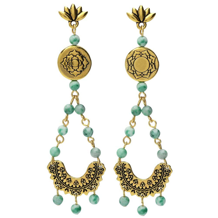 Untaken Road Earrings in Gold (Reboot)