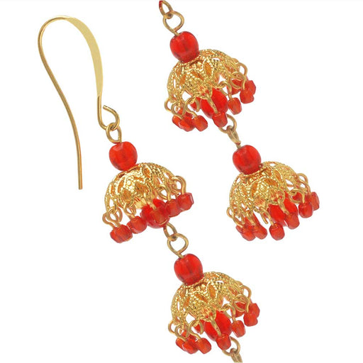 Red Lantern Earrings