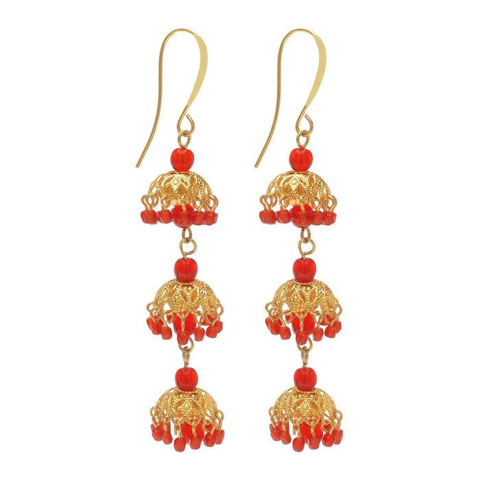 Red Lantern Earrings