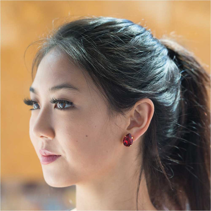 Retired - Drops of Scarlet Earrings
