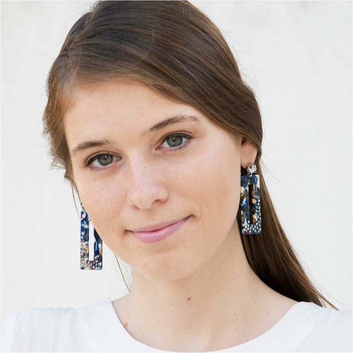 Retired - Studded Twilight Earrings