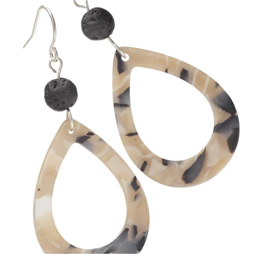 Modern Geo-Lava Earrings