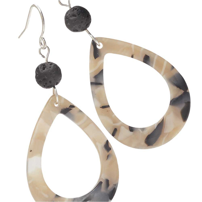 Modern Geo-Lava Earrings