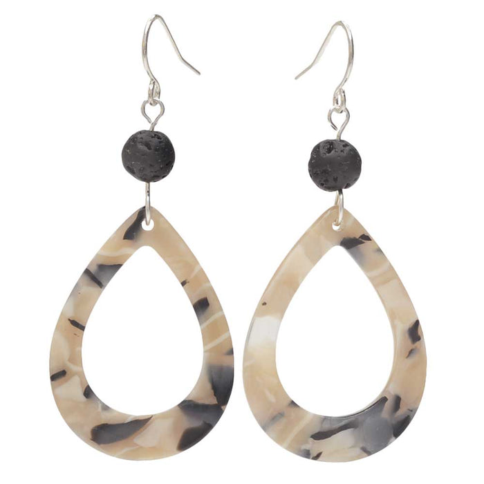 Modern Geo-Lava Earrings