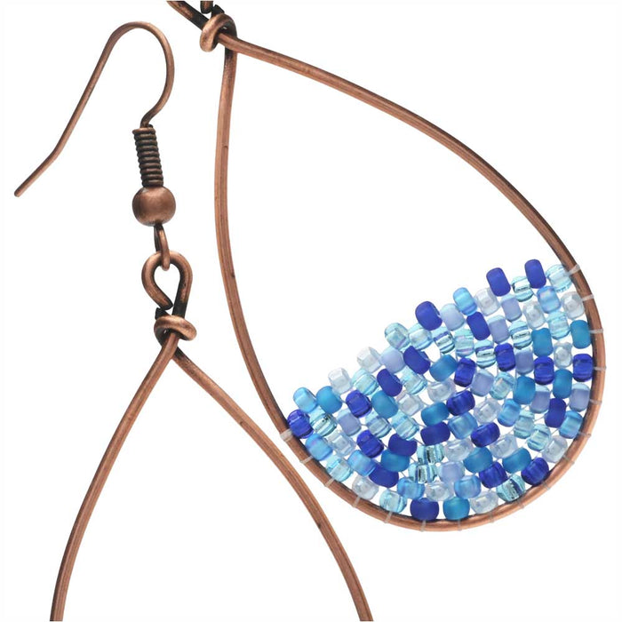 Copper Spring Earrings
