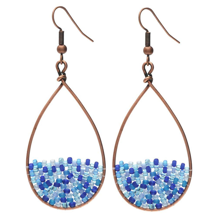 Copper Spring Earrings