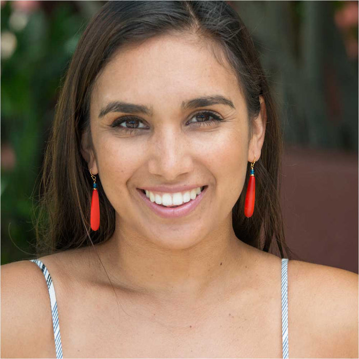 Retired - Orange Bay Earrings