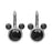 Retired - A Little Bit Mousy Earrings in Jet Black