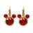Retired - A Little Bit Mousy Earrings in Scarlet Red