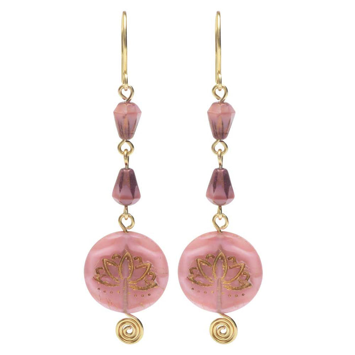 Retired - Lotus Blossom Earrings