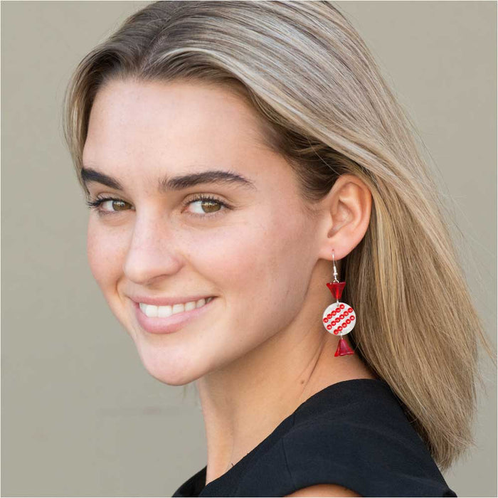 Peppermint Candy Earrings