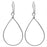 Retired - Hematite Hammered Teardrop Earrings