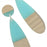 Turquoise Stud Drop Earrings