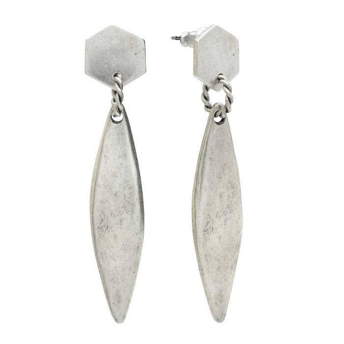 Retired - Contemporary Hexagon Earrings