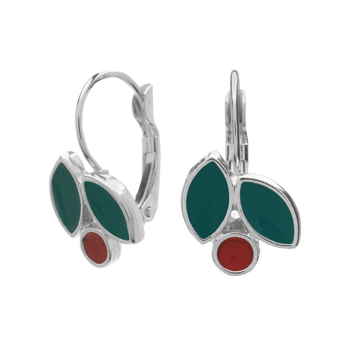 Retired - Christmas Holly Earrings
