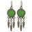 Spiked Green Apple Earrings