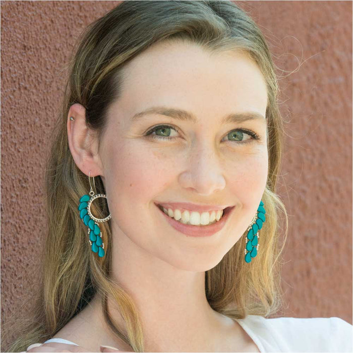 Paisley Pixie Earrings in Rainforest