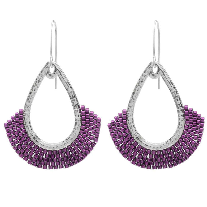 Magenta Heat Earrings