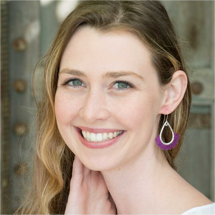 Magenta Heat Earrings