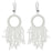 White Coral Earrings