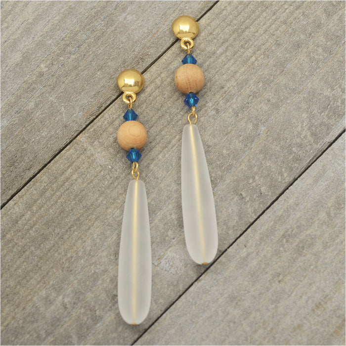 Retired - Summer Sea Glass Earrings