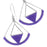 Violet Blue Afternoon Earrings