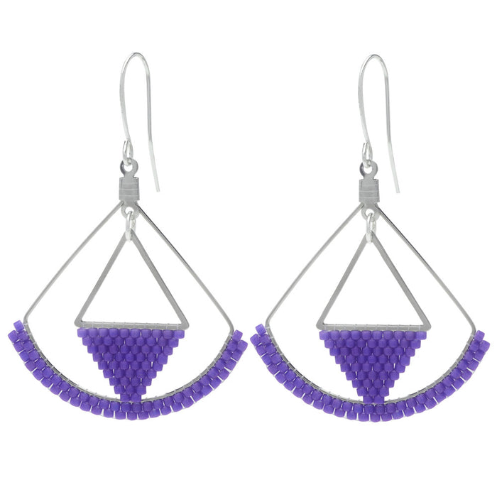 Violet Blue Afternoon Earrings