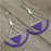 Violet Blue Afternoon Earrings