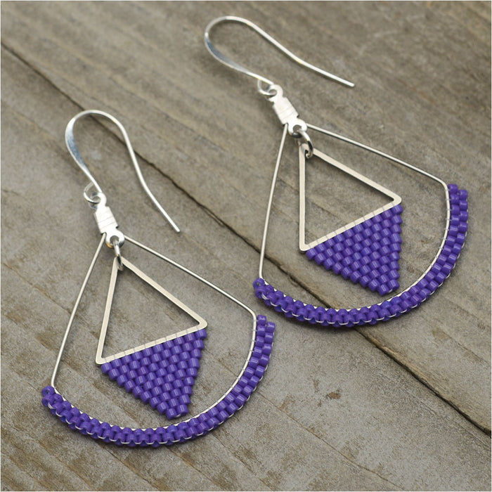 Violet Blue Afternoon Earrings