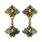 Graceful Ginko Earrings in Aqua Celsian