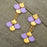 Graceful Ginko Earrings in Purple