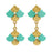 Graceful Ginko Earrings in Mint
