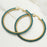 Beachside Glamour Hoop Earrings