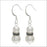 Retired - Pearl Snowman Earrings