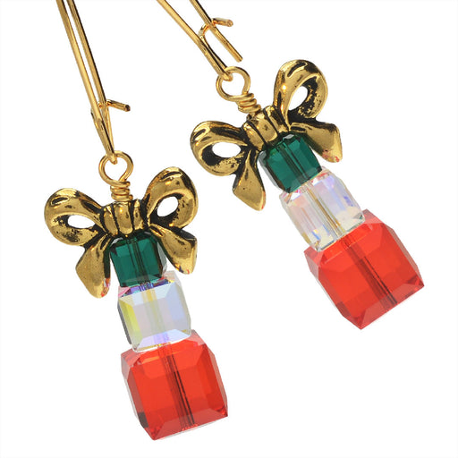 Holiday Gift Box Earrings