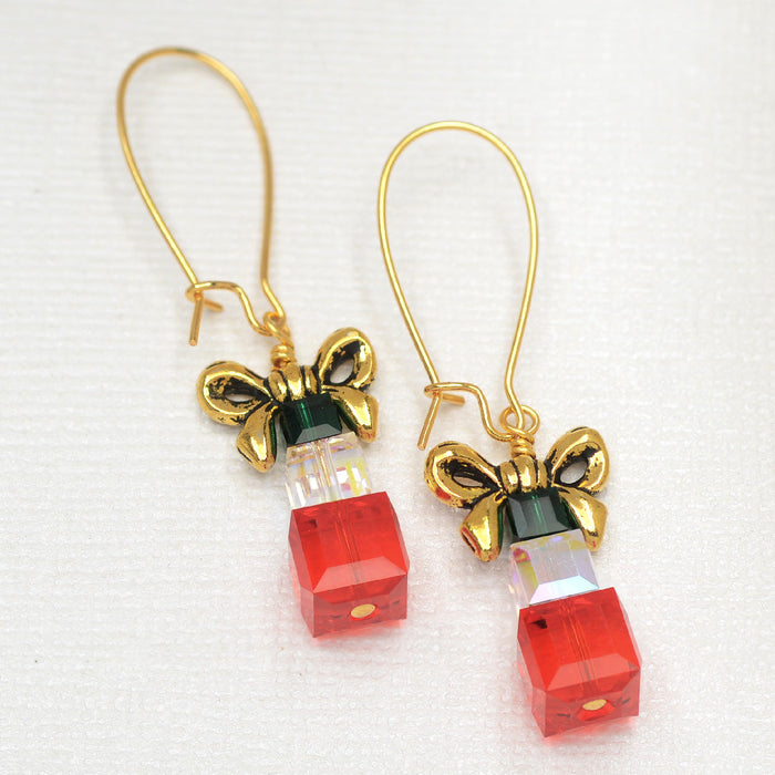 Holiday Gift Box Earrings