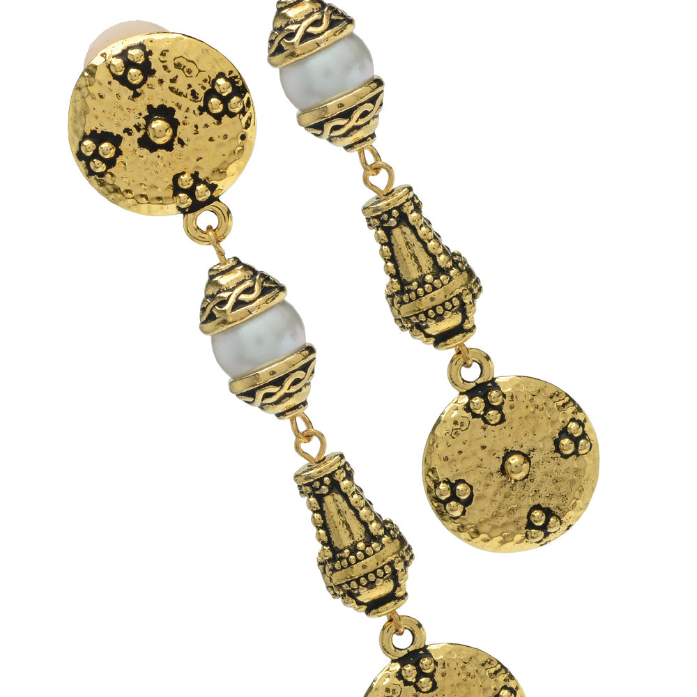 Retired - Opulence Clip on Earrings in Gold