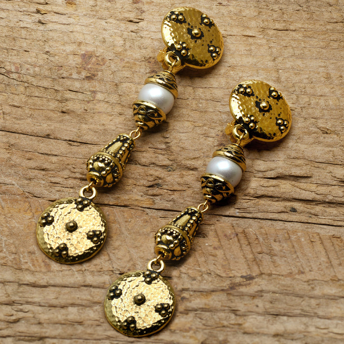 Retired - Opulence Clip on Earrings in Gold