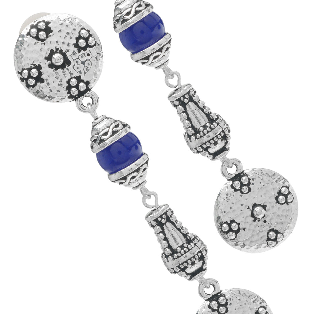 Opulence Clip on Earrings in Silver