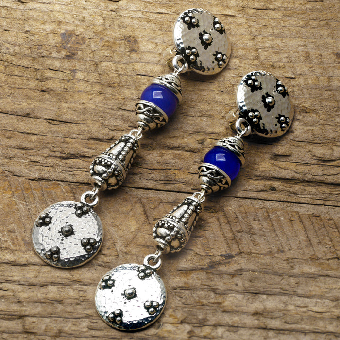 Opulence Clip on Earrings in Silver