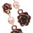 Retired - Autumn Succulent Earrings