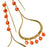 Mediterranean Tangerine Earrings (Reboot)