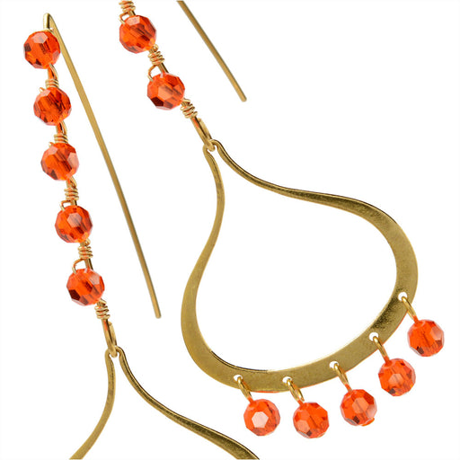 Mediterranean Tangerine Earrings (Reboot)