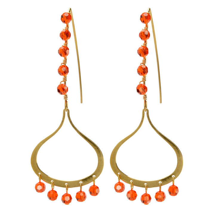Mediterranean Tangerine Earrings (Reboot)