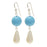 Vintage Style Pearl Drop Earrings