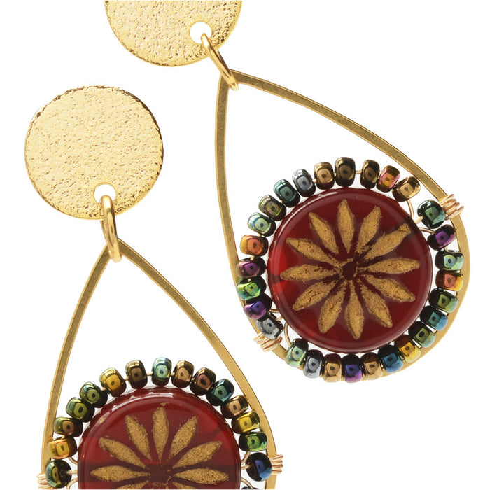 Retired - Aster Coin Earrings