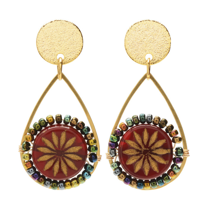 Retired - Aster Coin Earrings