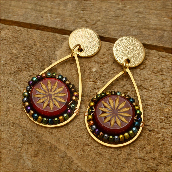 Retired - Aster Coin Earrings
